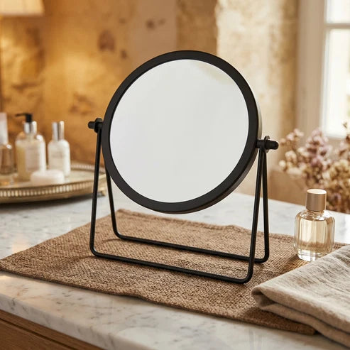 Gold Round Vanity Mirror