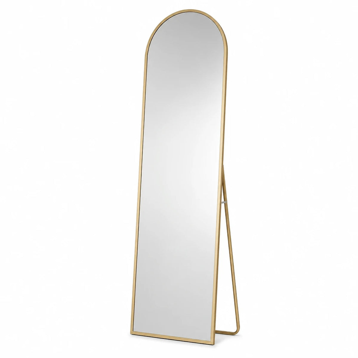 Arched Full Length Mirror Gold
