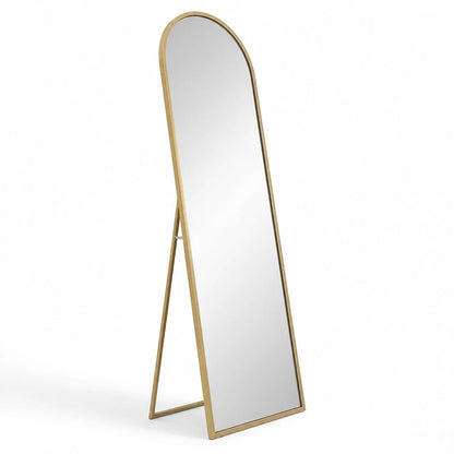 Arched Full Length Mirror Gold