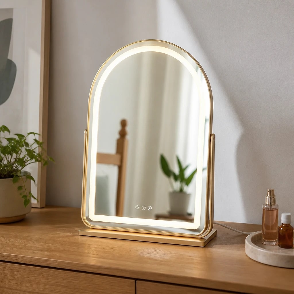 Arched LED Vanity Mirror