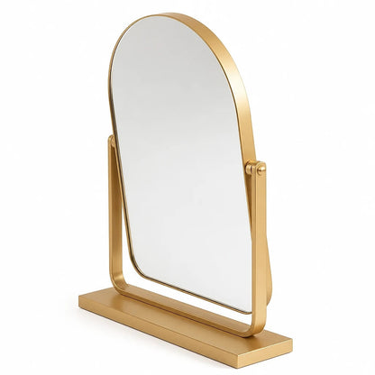 Arched Vanity Mirror Gold