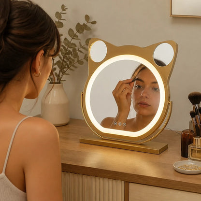 Cat Ear LED Vanity Mirror