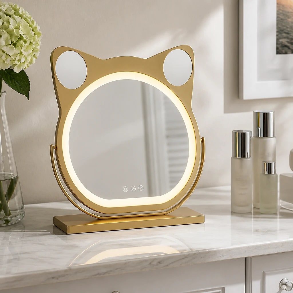 Cat Ear LED Vanity Mirror