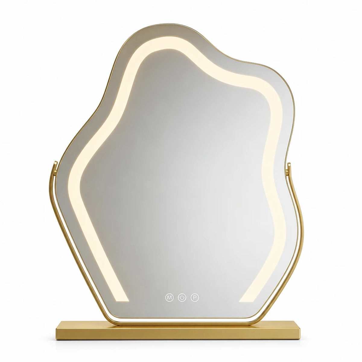 Cloud LED Vanity Mirror Gold