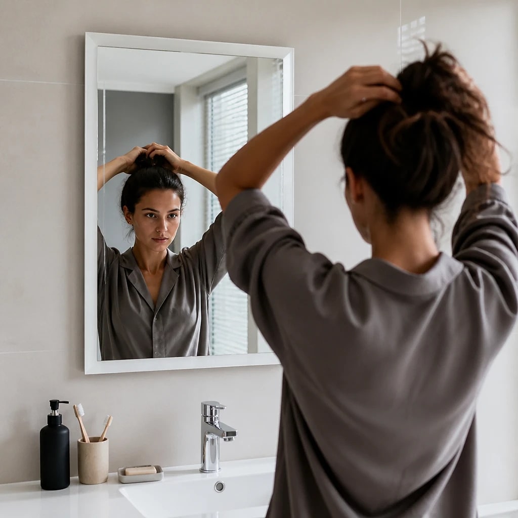 Frameless Bevelled Edge Wall Mirror