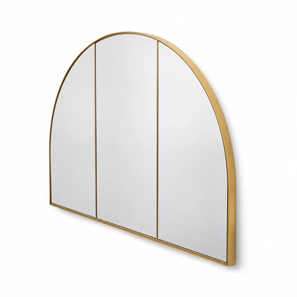 Gold Arch Wall Mirror 81×121cm