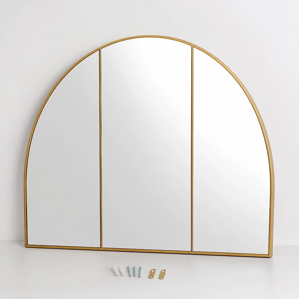 Gold Arch Wall Mirror 81×121cm