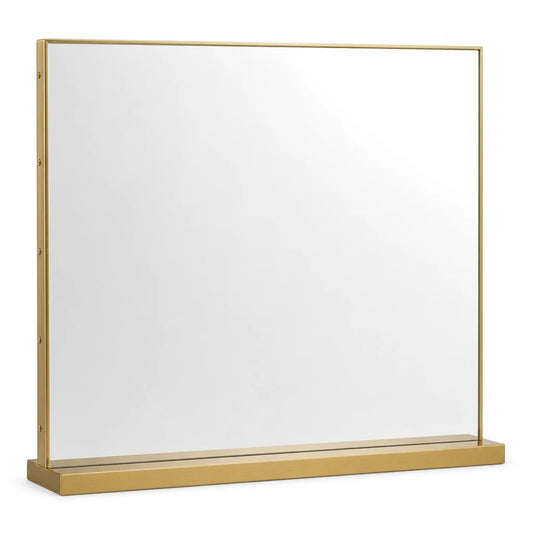 Gold Freestanding Table Mirror