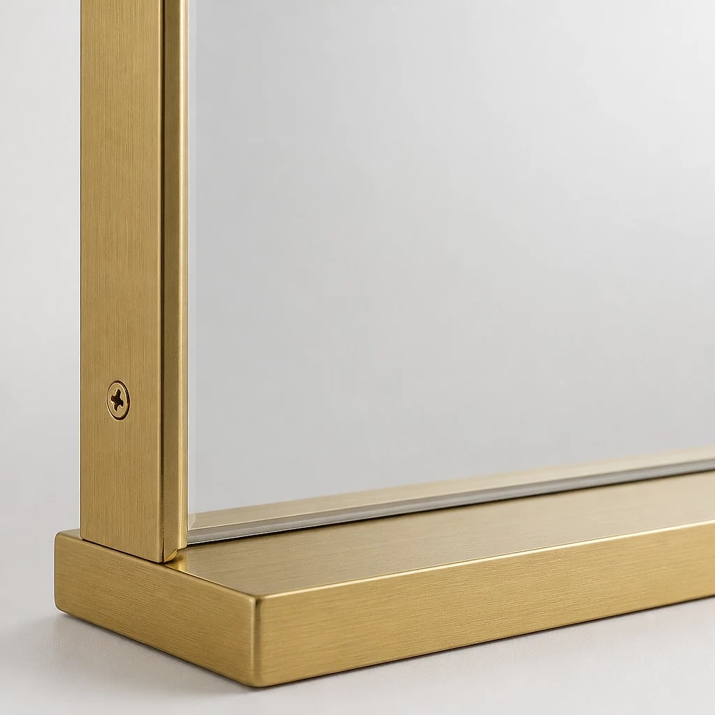 Gold Freestanding Table Mirror