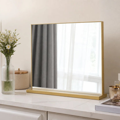 Gold Freestanding Table Mirror