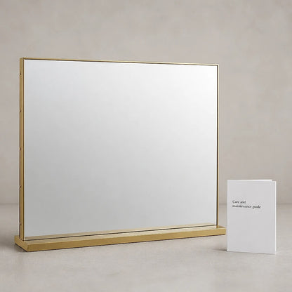 Gold Freestanding Table Mirror