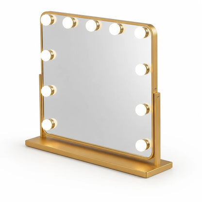 Gold Hollywood LED Vanity Mirror
