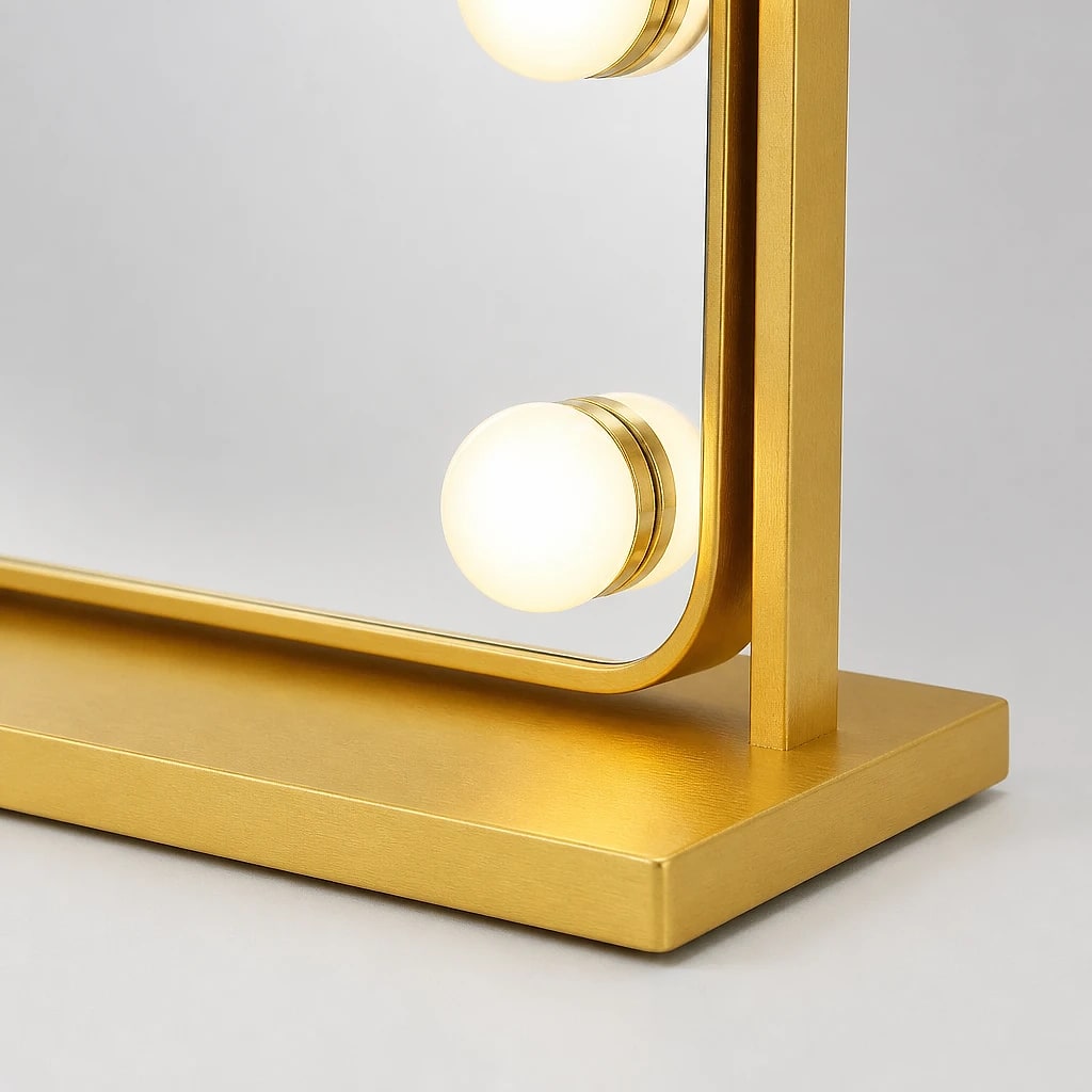 Gold Hollywood LED Vanity Mirror
