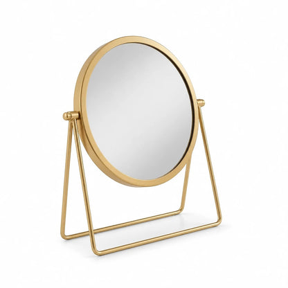 Gold Round Vanity Mirror