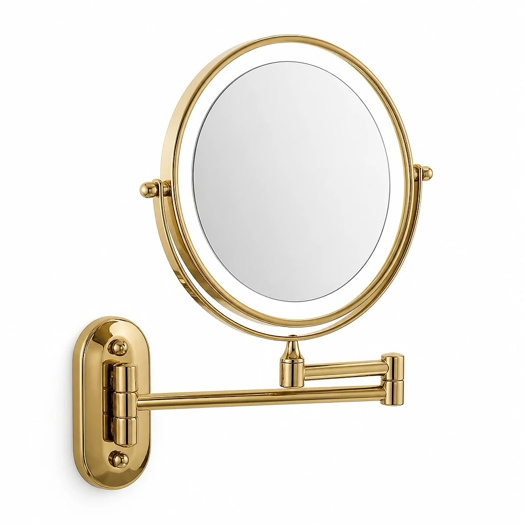Gold Wall Mounted Vanity Mirror
