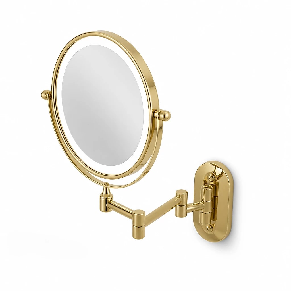 Gold Wall Mounted Vanity Mirror
