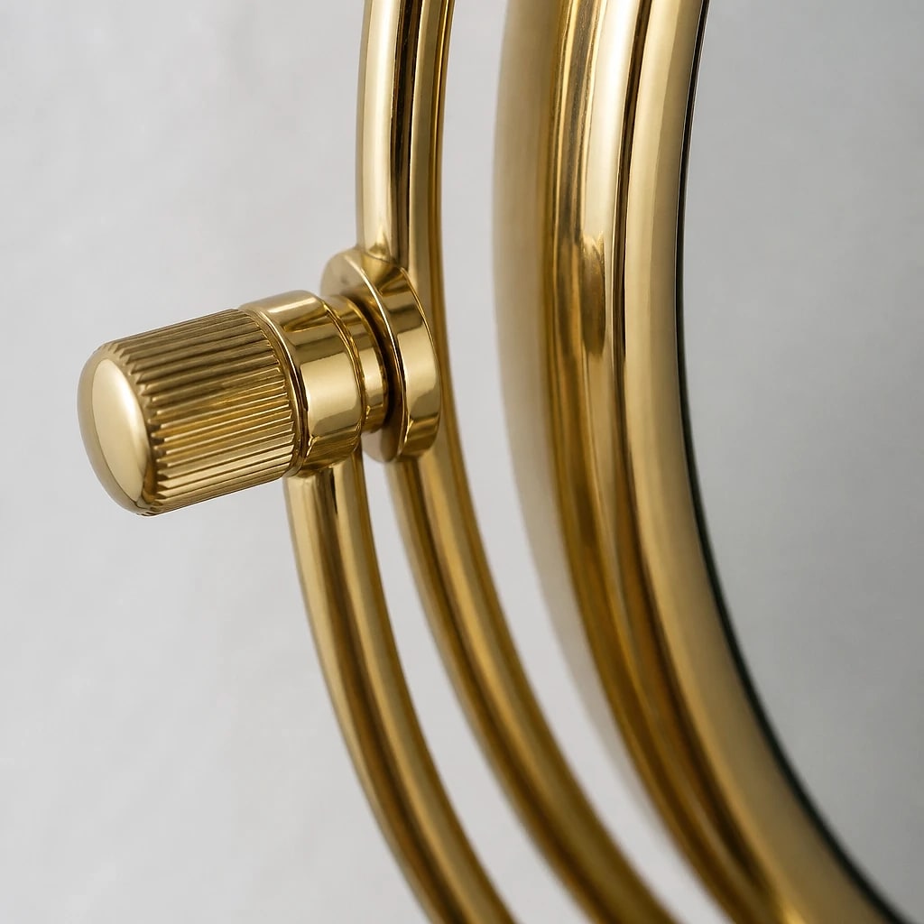 Gold Wall Mounted Vanity Mirror