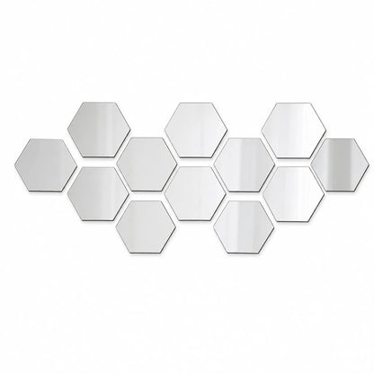 Hexagon Acrylic Mirror Tiles