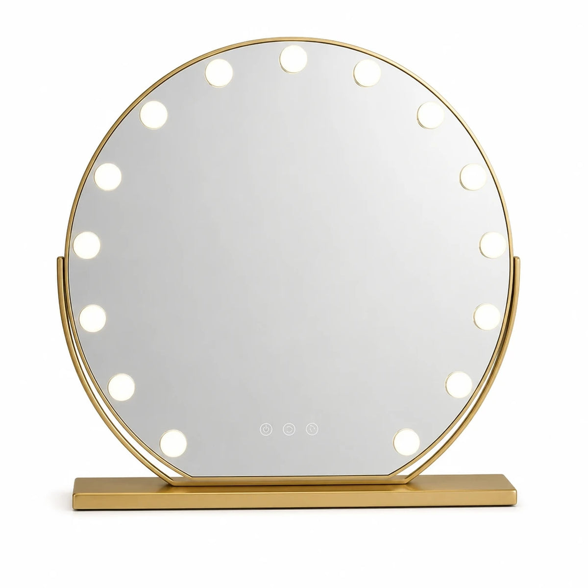 Hollywood LED Vanity Mirror Gold