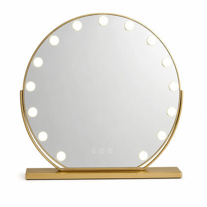 Hollywood LED Vanity Mirror Gold