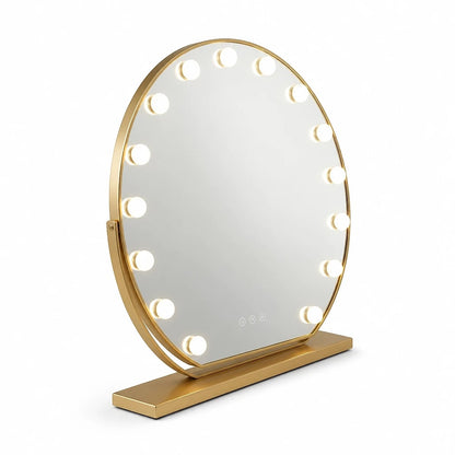 Hollywood LED Vanity Mirror Gold