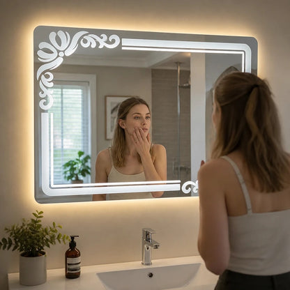 Illuminated LED Bathroom Mirror