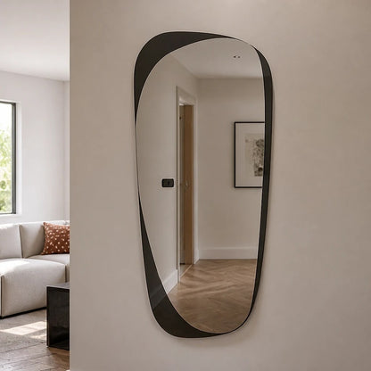 Irregular Asymmetric Large Wall Mirror