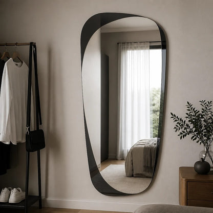Irregular Asymmetric Large Wall Mirror