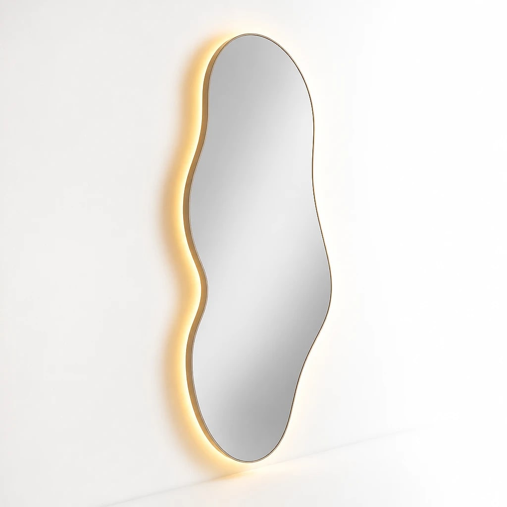 Irregular LED Full-Length Wall Mirror