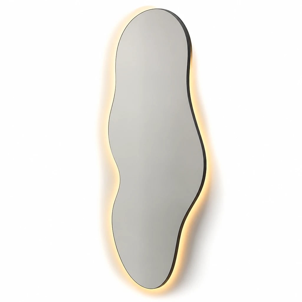 Irregular LED Full-Length Wall Mirror
