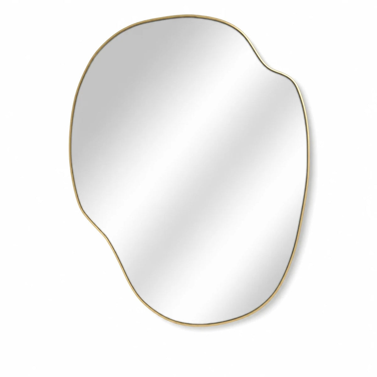 Irregular Wall Mirror Gold Trim