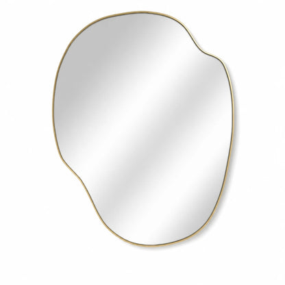 Irregular Wall Mirror Gold Trim