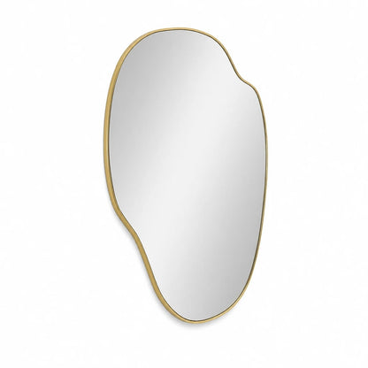 Irregular Wall Mirror Gold Trim