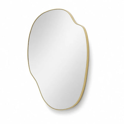 Irregular Wall Mirror Gold Trim