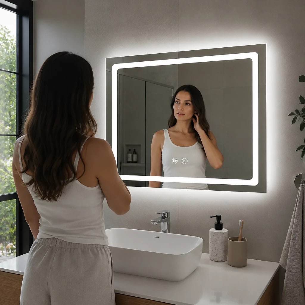 LED Backlit Bathroom Mirror