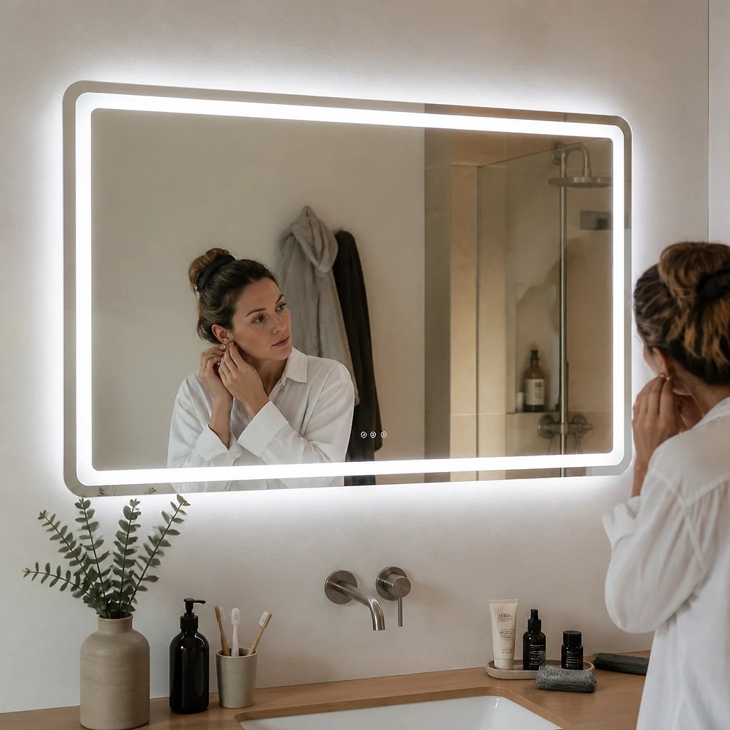 LED Backlit Bathroom Mirror
