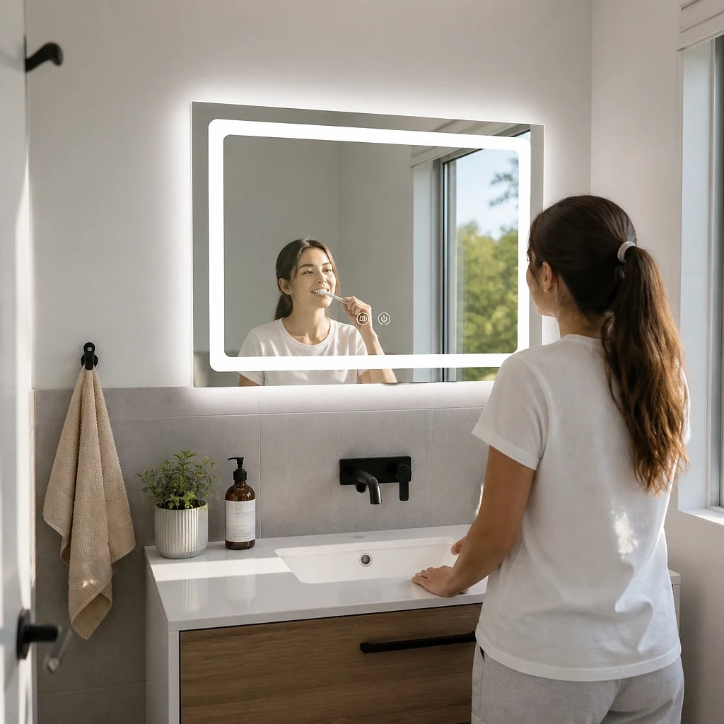 LED Backlit Bathroom Mirror