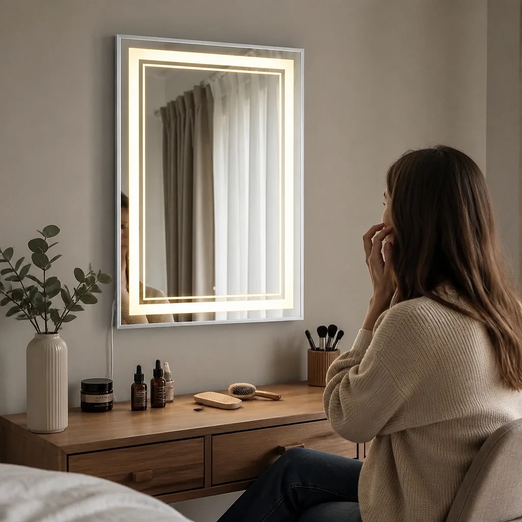 LED Bathroom Mirror 70×50 cm