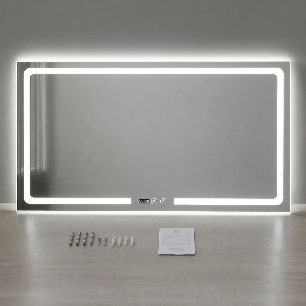 LED Bathroom Mirror with Anti-Fog