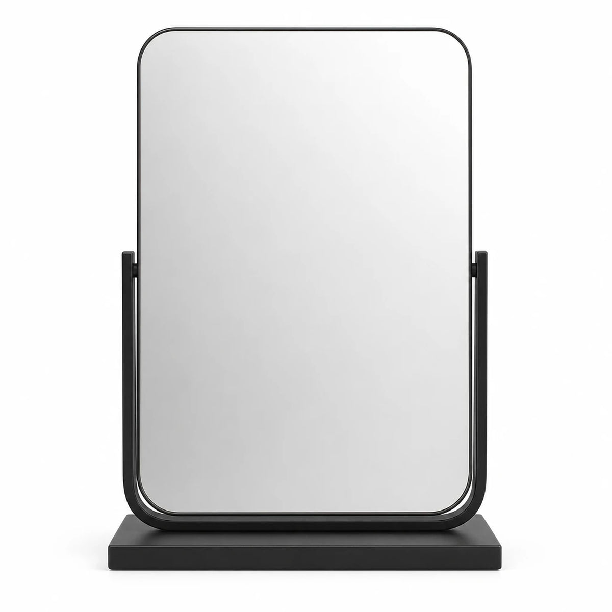 Matte Black Rotating Vanity Mirror