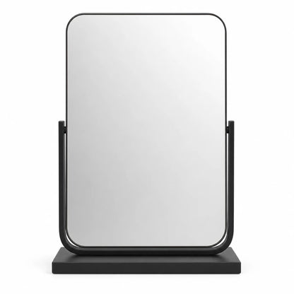 Matte Black Rotating Vanity Mirror