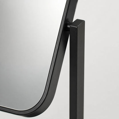 Matte Black Rotating Vanity Mirror