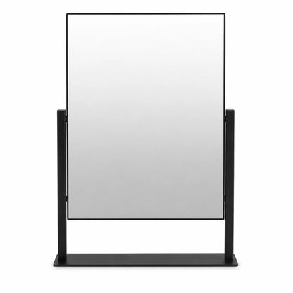 Matte Black Tabletop Mirror