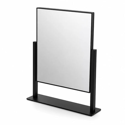 Matte Black Tabletop Mirror
