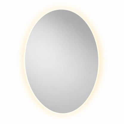 Oval LED Backlit Bathroom Mirror
