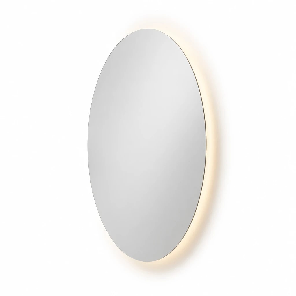 Oval LED Backlit Bathroom Mirror