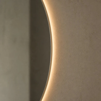 Oval LED Backlit Bathroom Mirror
