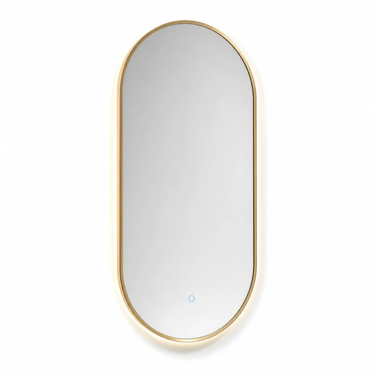 Oval LED Illuminated Bathroom Mirror