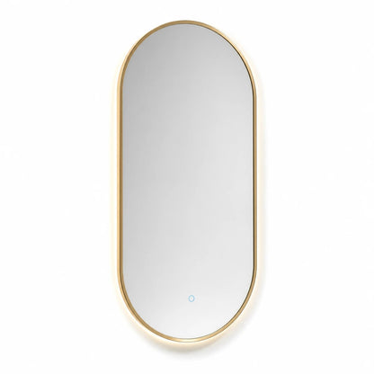 Oval LED Illuminated Bathroom Mirror