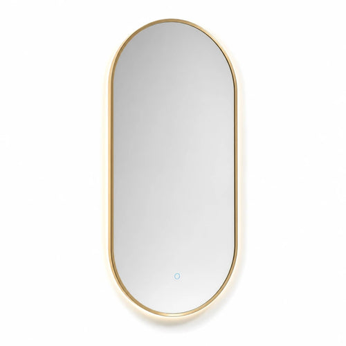 Oval LED Illuminated Bathroom Mirror
